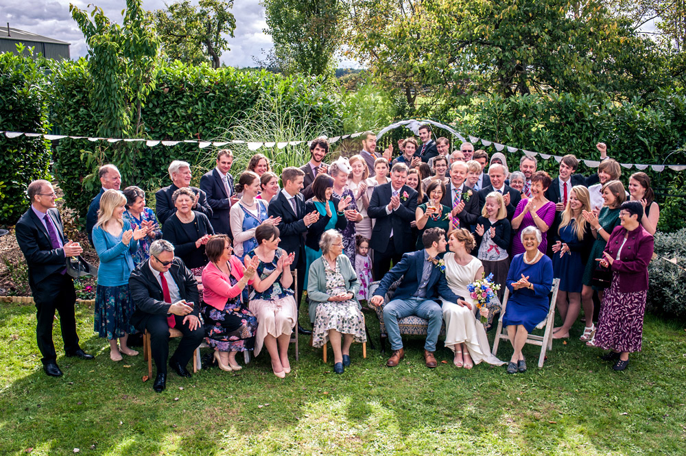 group wedding photo cambridgeshire