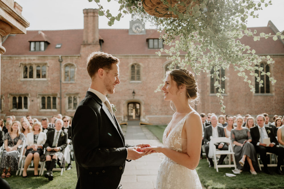 Cambridge College wedding photographer